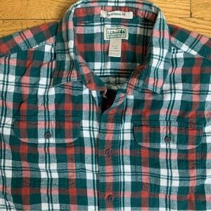 Vintage L.L. Bean Flannel Button Up Shirt